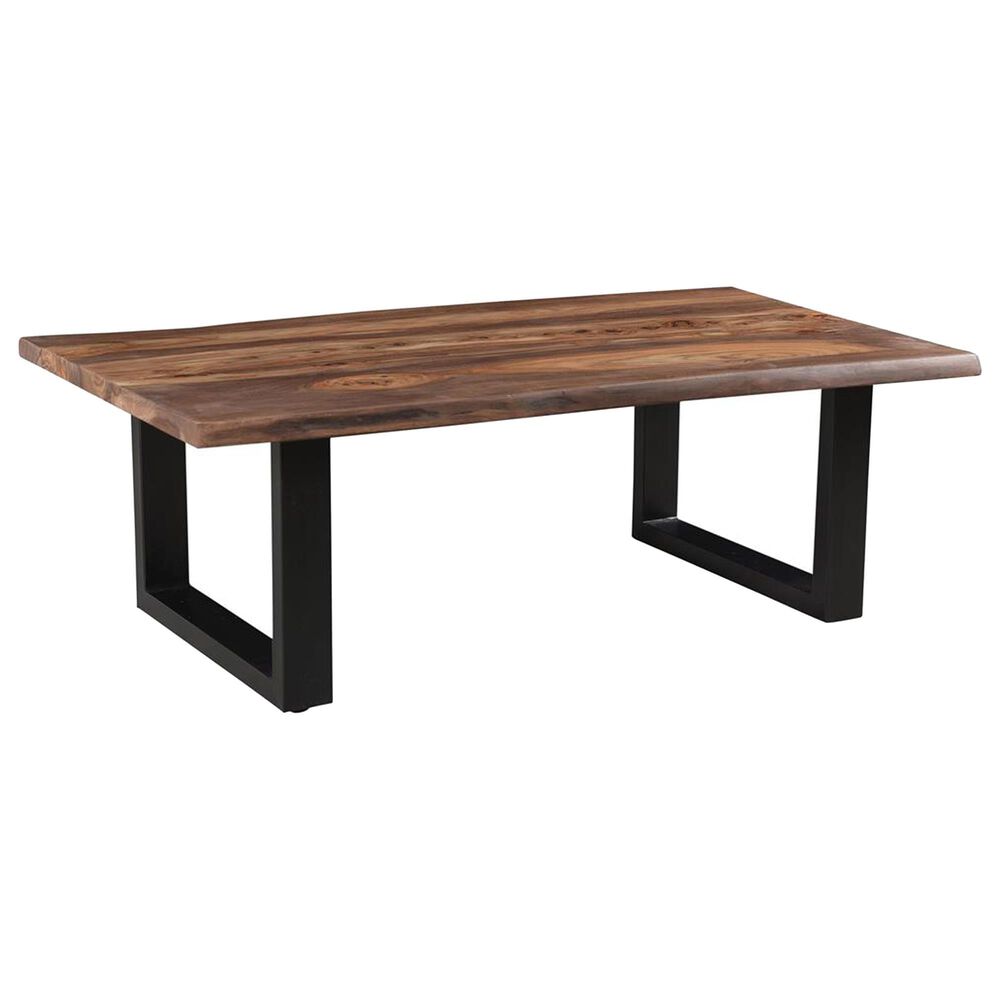Linden Boulevard Brownstone II Cocktail Table in Nut Brown and Black, , large