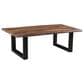 Linden Boulevard Brownstone II Cocktail Table in Nut Brown and Black, , large