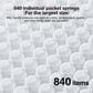 Novilla Grove 10" Medium Hybrid King Mattress in a Box, , large