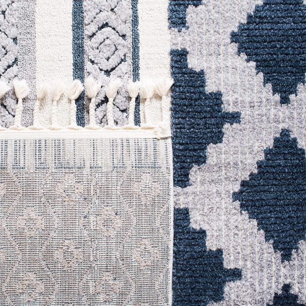 Safavieh Marrakesh 6&#39;6&quot; x 9&#39; Ivory and Blue Area Rug, , large