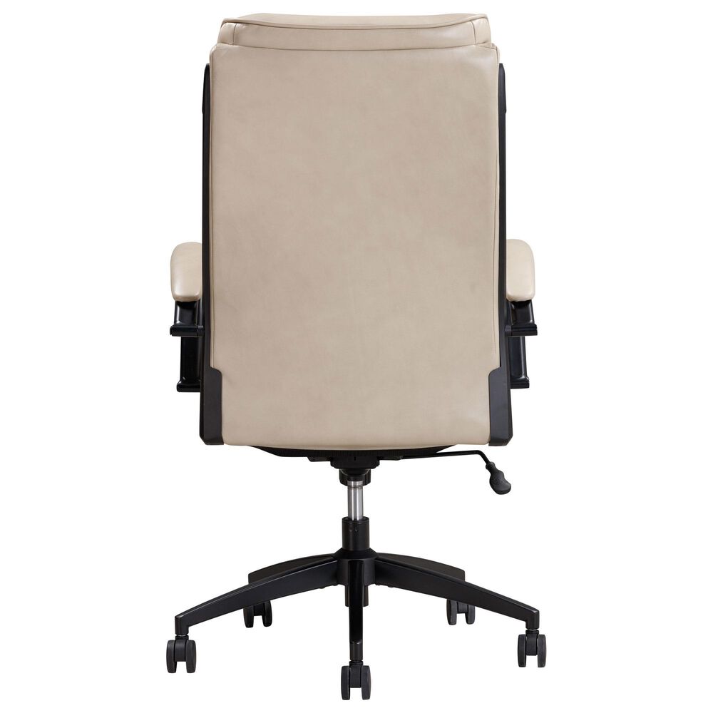 Simeon Collection Leather Desk Chair in Antique Linen, , large