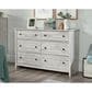 Sauder River Ranch 4-Piece Full/Queen Bedroom Set in White Plank, , large