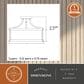 Vaxcel Holbrook 3-Light Semi Flush Mount in Matte Black and Satin Brass, , large