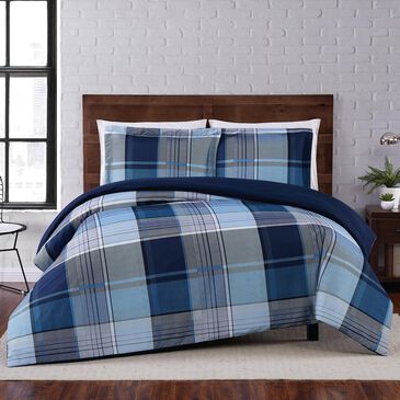 Pem America Truly Soft Trey 2-Piece Twin XL Duvet Set in Blue, , large
