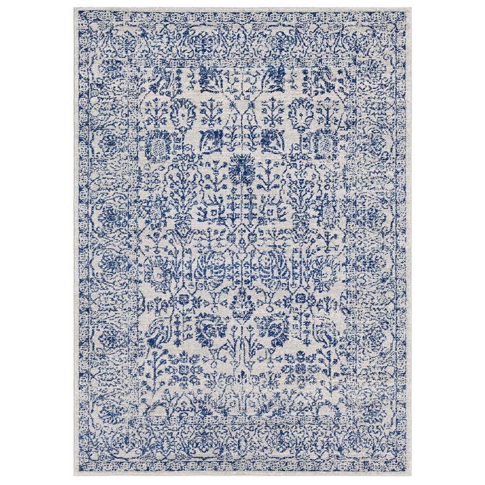 Surya Harput HAP-1030 5"3" x 7"3" Dark Blue, Light Gray and Beige Area Rug, , large