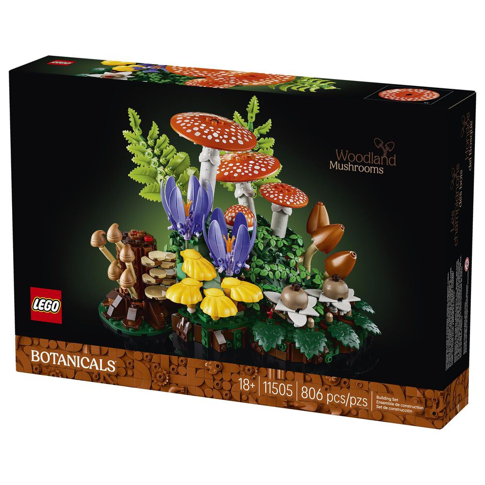 LEGO Botanicals Woodland Mushrooms Building Set, , large