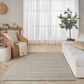 Nourison Pure Multi Weave Grey 4" x 6" Area Rug, , large