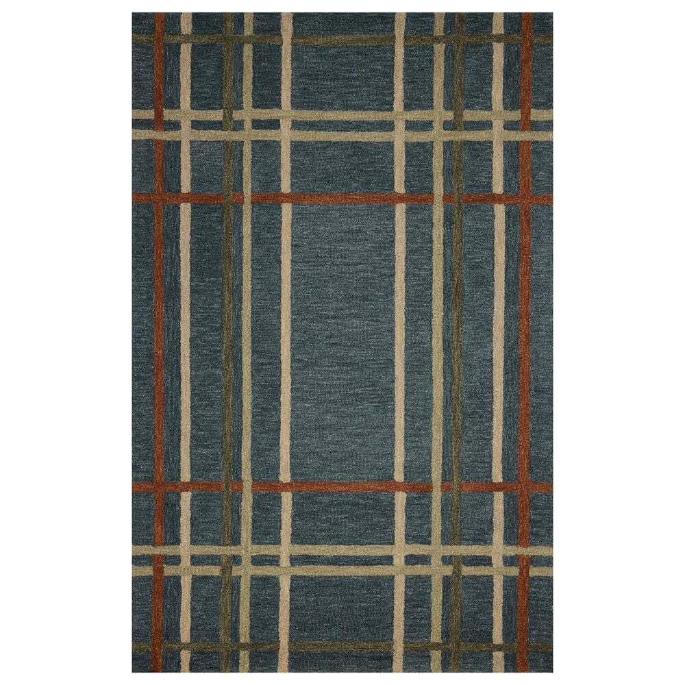 Magnolia Home Waylon Denim and Multicolor 5" x 7"6" Area Rug, , large