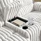 Ashley Rhines Falls Power Reclining Loveseat in Alloy, , large