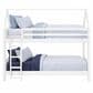 Linon Home Decor Maison Twin Over Twin Bunk Bed in White, , large