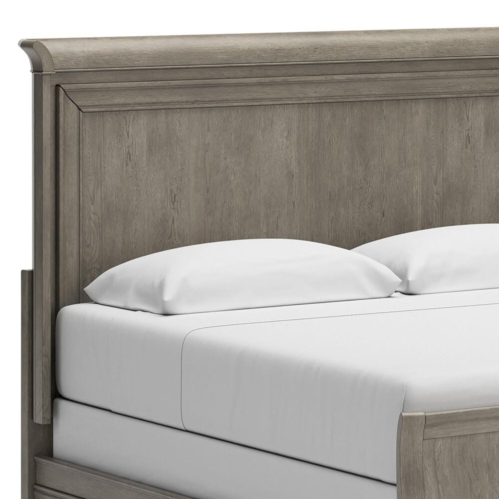 Millenium Lexorne Queen Sleigh Bed in Light Gray, , large