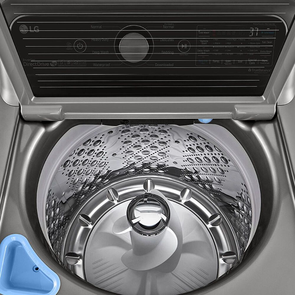 LG 4.8 Cu. Ft. Top Load Washer with Agitator and TurboWash3D Technology