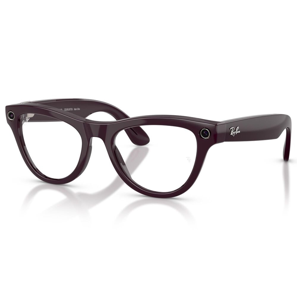 Rayban Glasses Skyler Gen 2 Sunglasses with Clear and Amethyst Transitions Lenses in Shiny Mystic Violet, , large