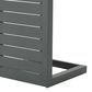 Hearth and Haven Cape Coral C-Shaped Patio Side Table in Grey, , large