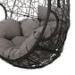 Hearth and Haven Castaic Outdoor Hanging Chair with Cushions in Light Gray, , large