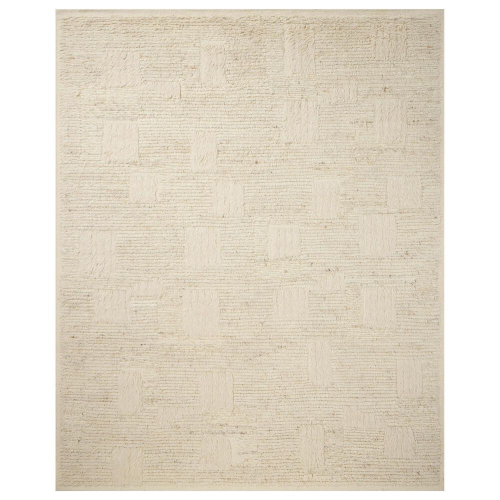Loloi Monterrey Ivory and Natural 4" x 6" Area Rug, , large