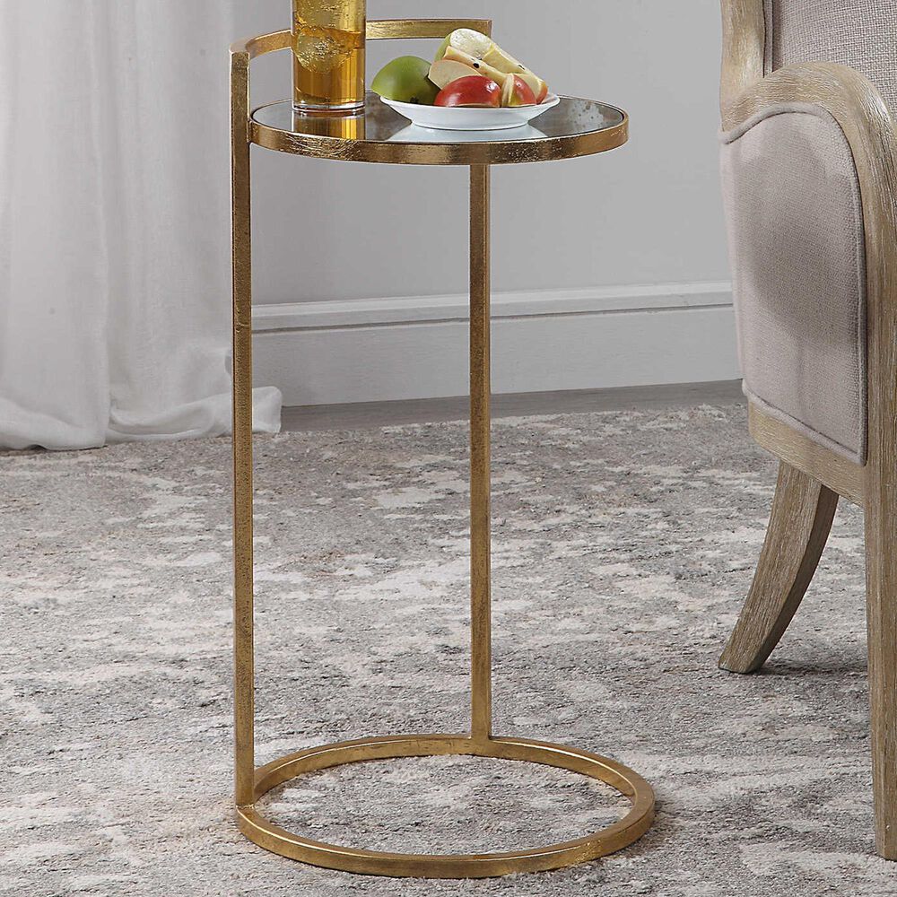 Uttermost Cailin Accent Table in Gold, , large