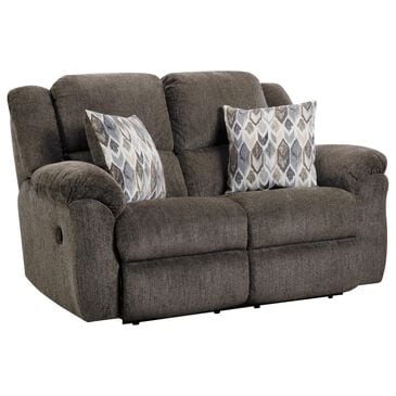 HomeStretch Newport Manual Reclining Loveseat in Clove, , large
