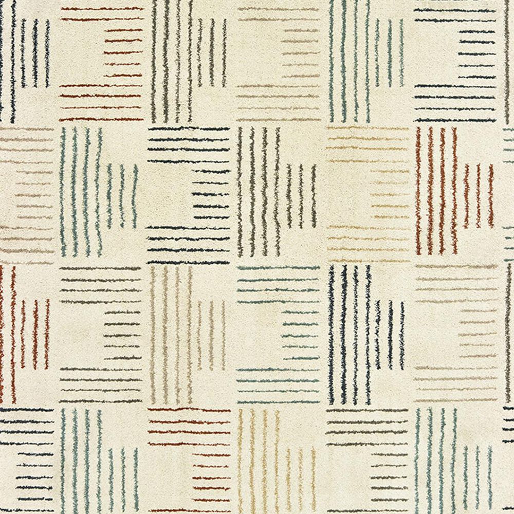Oriental Weavers Carson 9663A 6&#39;7&quot; x 9&#39;2&quot; Ivory Area Rug, , large