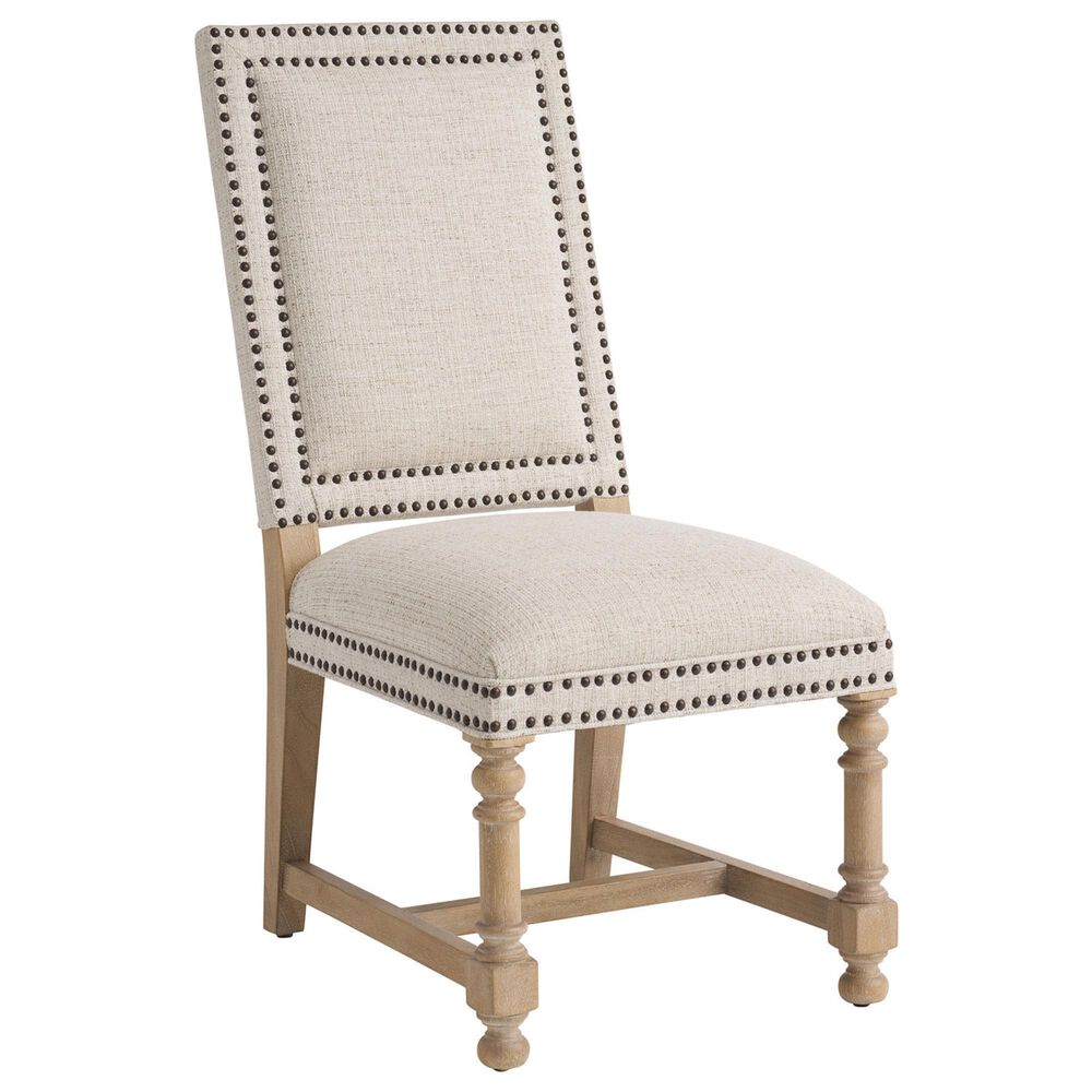 Lexington Home Brands Montecito Anderson Side Chair in Light Chestnut and Ivory, , large