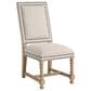 Lexington Home Brands Montecito Anderson Side Chair in Light Chestnut and Ivory, , large