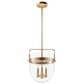 Hunter Karloff 12" 3-Light Pendant in Alturas Gold, , large