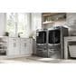 Maytag 4.8 Cu. Ft. Front Load Washer and 7.3 Cu. Ft. Gas Dryer Laundry Pair with Pedestal in Metallic Slate, , large