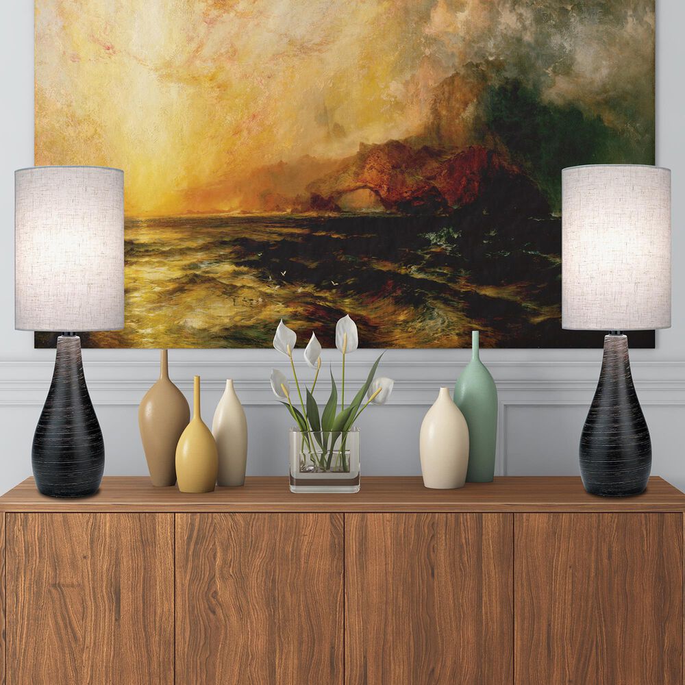 Lite Source Quatro Table Lamps in Dark Bronze - Set of 2, , large