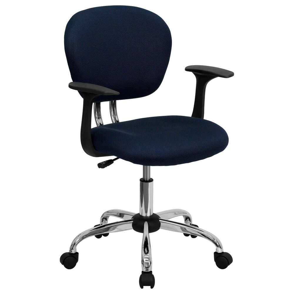 Flash Furniture Swivel Task Chair in Blue, , large