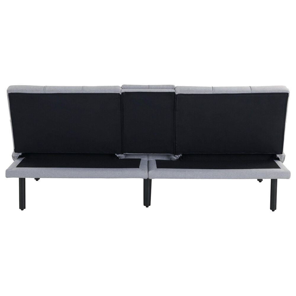 Lifestyle Solutions Larken Convertible Sofa in Light Gray, , large