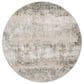 Surya Brunswick BWK-2305 5"3" Round Dusty Sage, Taupe, Light Gray, White, Pale Blue, Olive, Teal and Charcoal Area Rug, , large
