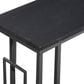 Maple and Jade C-Shaped End Table in Black, , large