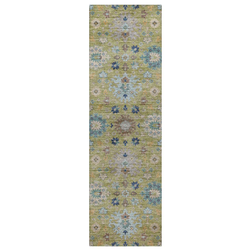Dalyn Rug Company Silk Road Aloe, Sky, Ivory, Copper, Mocha and Gray 2"3" x 7"6" Runner, , large