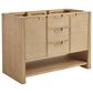James Martin Vanities Solene 48" Single Bathroom Vanity in Seaside Oak with 3 cm Carrara White Marble Top and Rectangular Sink, , large