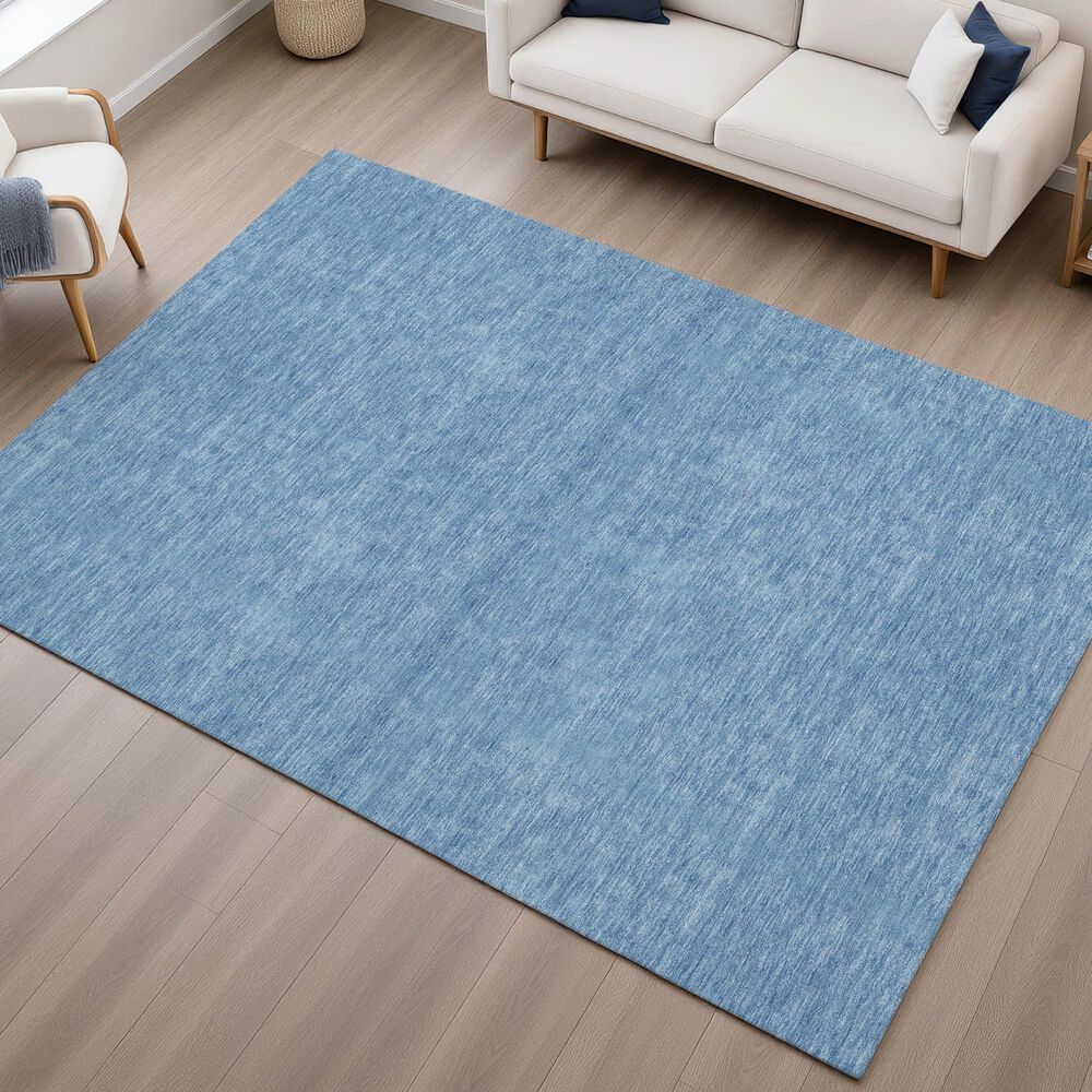 Dalyn Rug Company Soft Essentials Solid Denim 5' x 7'6" Area Rug, , large