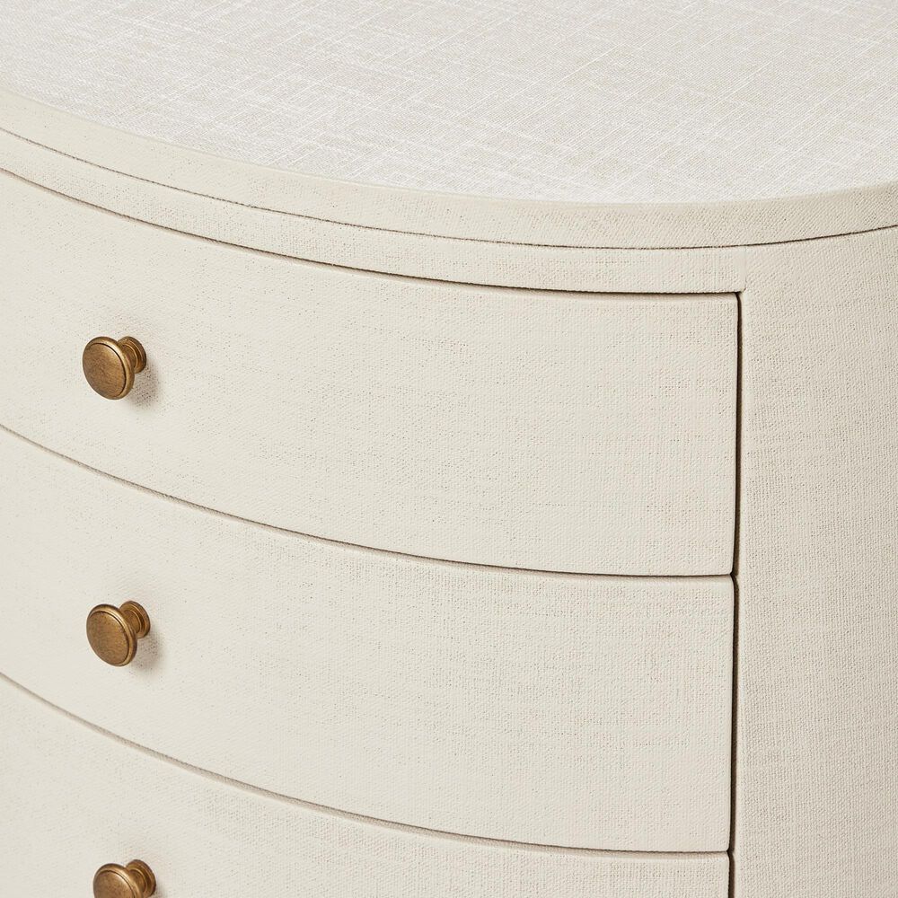 Four Hands Amelia 4-Drawer Nightstand in Ivory Painted, , large
