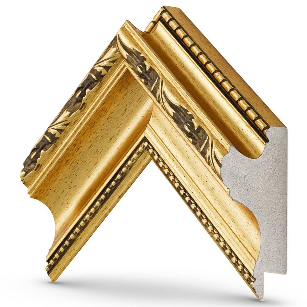 Frame My TV 55&quot; Deco Premiere Bezel for Samsung the Frame TV in Ornate Gold, , large