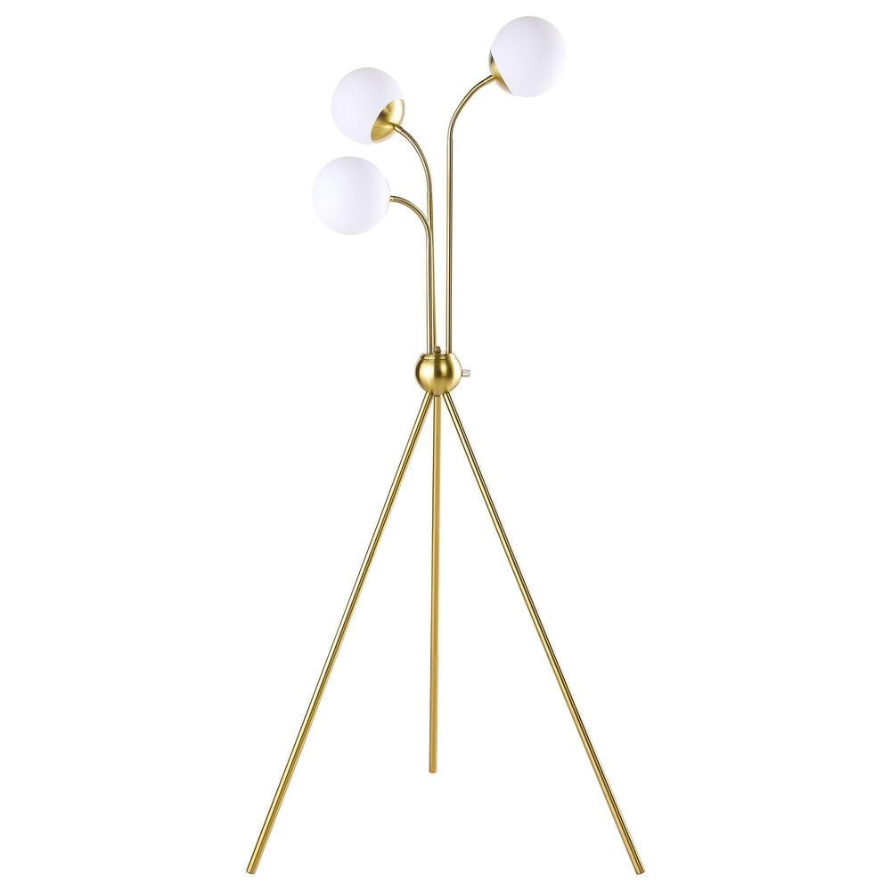 Pacific Landing Miley Floor Lamp in Gold, , large