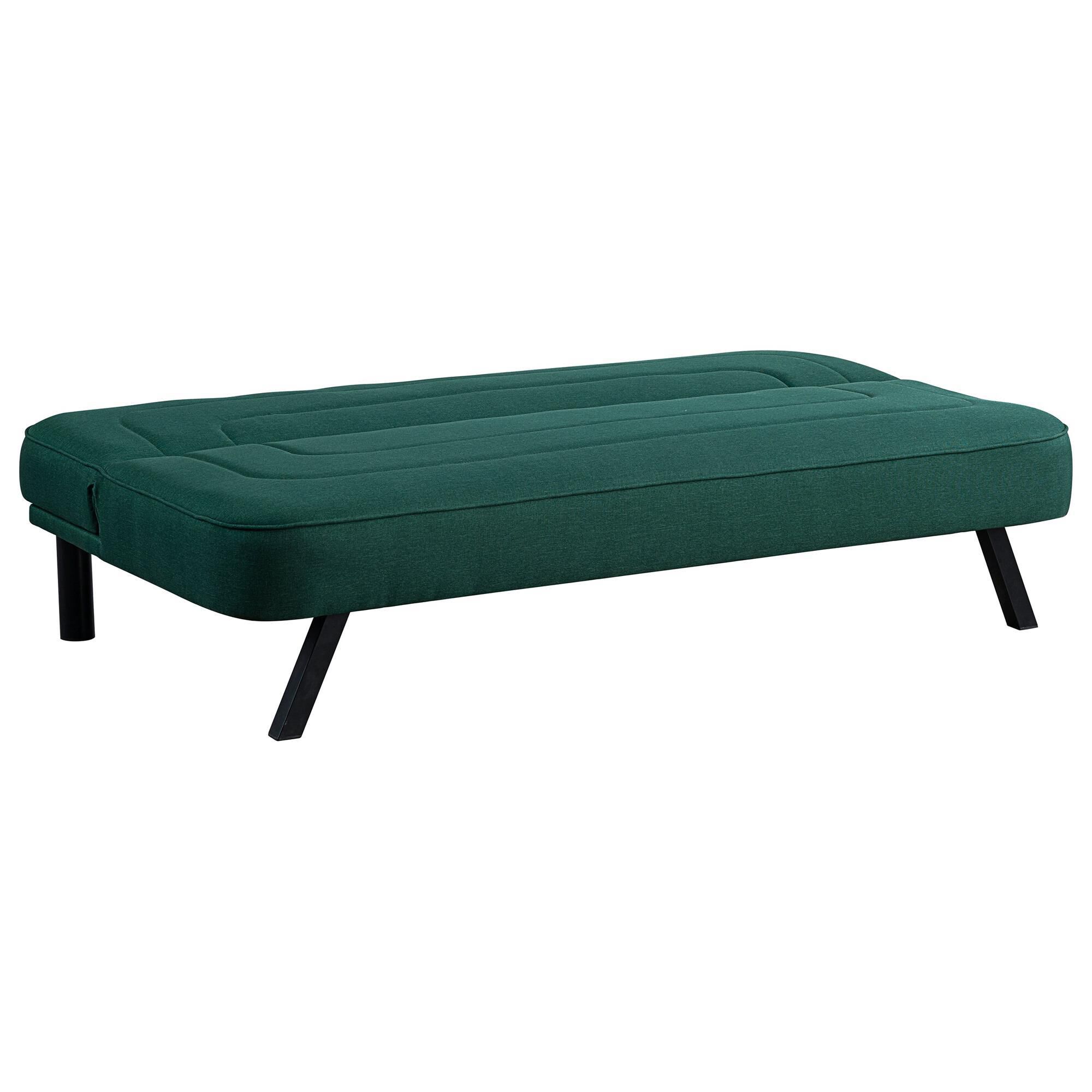 Serta Frankie Convertible Sofa in Forest Green
