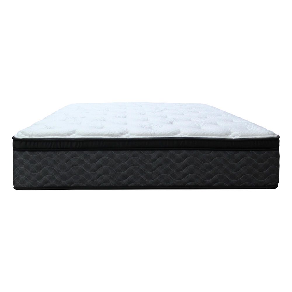 Sleeptronic Berkshire Regent II Gel Pillow Top Plush Full Mattress with Low Profile Box Spring, , large