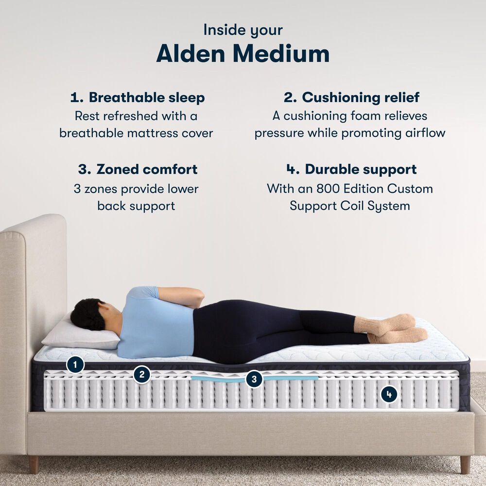 Serta Alden Medium Twin XL Mattress, , large