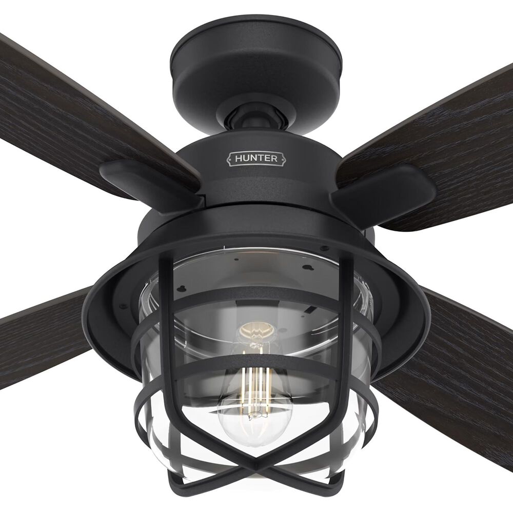 Hunter Port Royale 52&quot; Ceiling Fan with Light in Natural Iron, , large