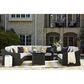 Ashley Beachcroft Square End Table in Black and Light Gray, , large