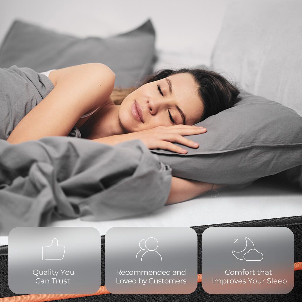 SweetNight Twilighty 14" Medium King Mattress in a Box, , large