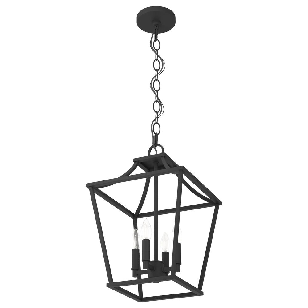 Hunter Laurel Ridge 12&quot; 4-Light Lantern Pendant in Natural Iron, , large