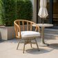 Zuo Modern Safal Swivel Outdoor Dining Chair in Gray, , large