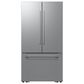 Samsung Bespoke AI 30 Cu. Ft. French Door Refrigerator with Zero Clearance Fit and In-Door Tall Water Dispenser in Fingerprint Resistant Stainless Steel, , large