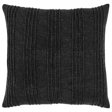 Classic Home Gratitude 22" Square Throw Pillow in Black, , large