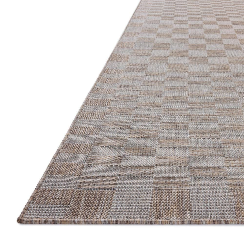 Amber Lewis x Loloi Topanga 7&#39;10&quot; x 10&#39; Natural and Dove Indoor/Outdoor Area Rug, , large