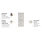 Homestyles Nantucket Pantry in Off-White, , large